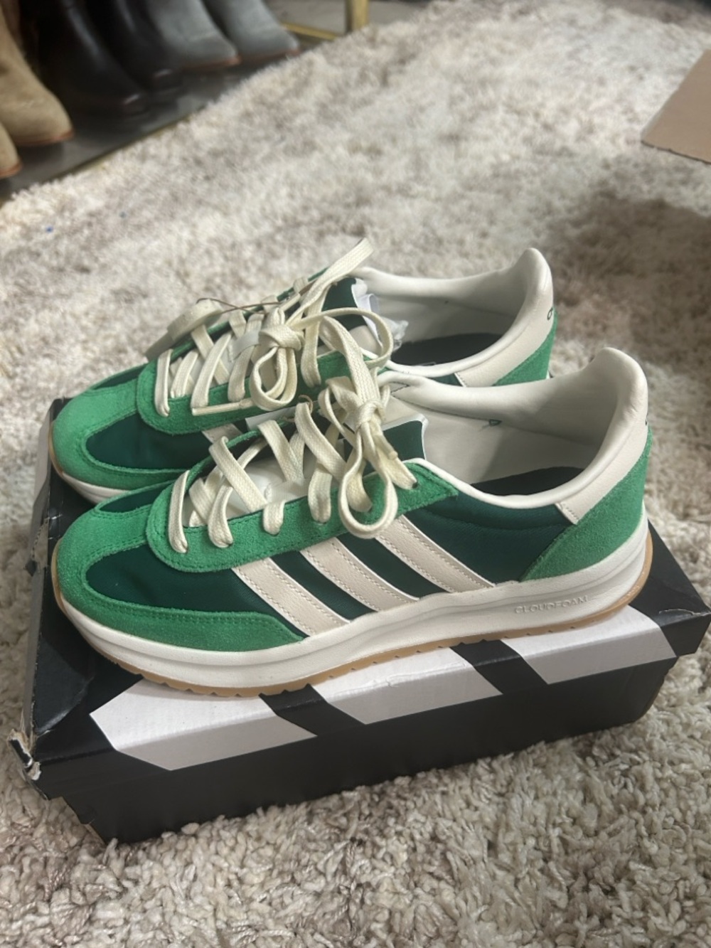 ADIDAS Run 70s 2.0 -Green/Womens Shoes - Picture 3 of 5